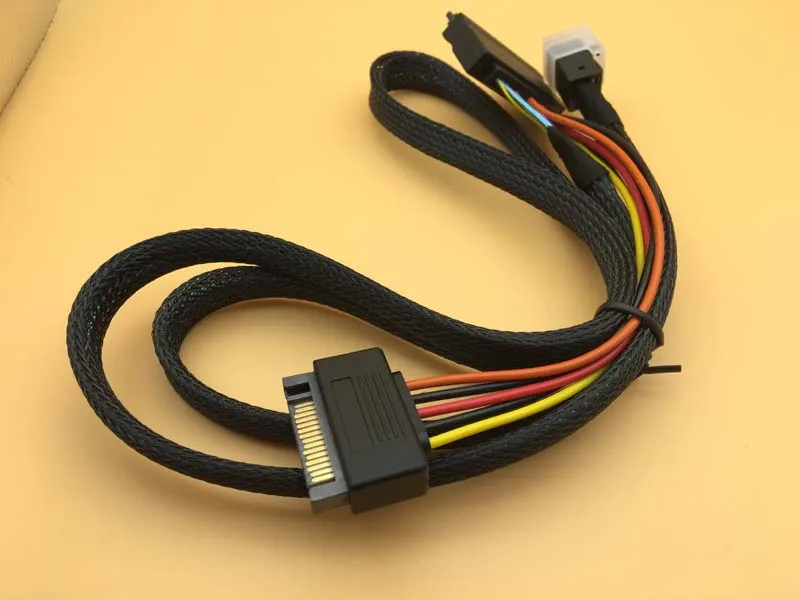 Sff 8643 для SFF 8639 Кабель Передачи Данных 1 Метр Длина поддержка 750 PCIe Nvme U.2 Жесткий