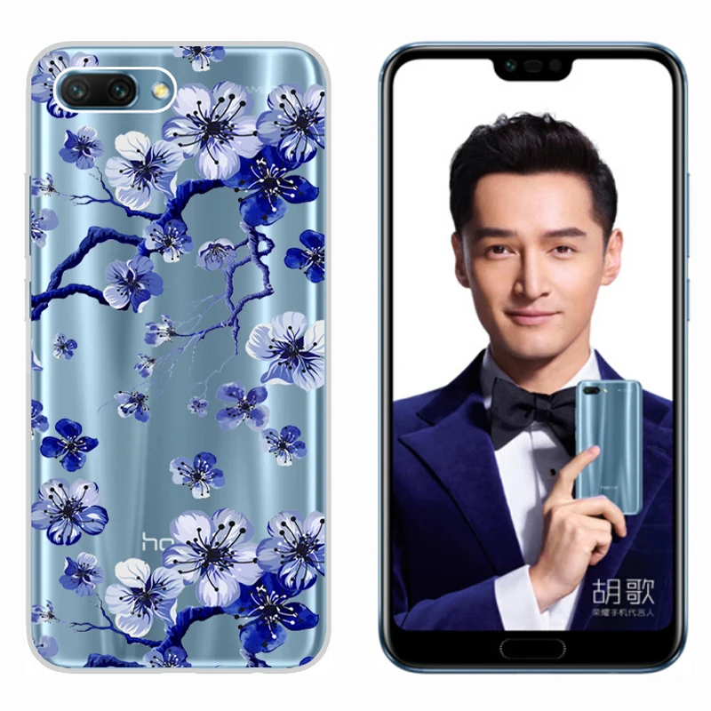 Мягкий чехол из ТПУ для Huawei Honor 10 5 84 дюйма прозрачные силиконовые чехлы накладки