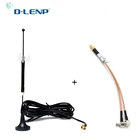 Dlenp 4G 10dBi 4G антенна 696-960 MHz1710-2690 MHz RG174 с SMA Female to Y type 2 X TS9 Male RG316 3M кабель магнитное основание