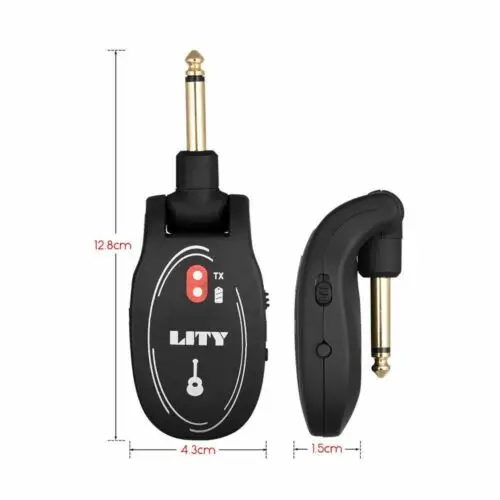 

50M Range Wireless Guitar Transmitter Receiver Rechargeable Electric Bass Violin