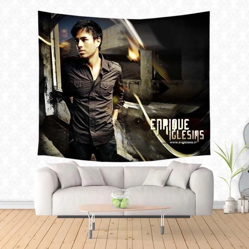 Enrique Iglesias настенный гобелены Коврик для йоги Модные постельные покрывала Пикник коврики скатерть персонализированное пляжное полотенце