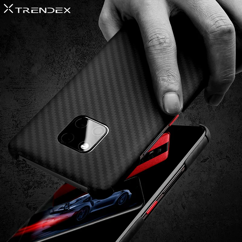 Гибридный чехол TRENDEX для Huawei Mate 30 40 Pro P40 противоударный Тонкий из 100% натурального