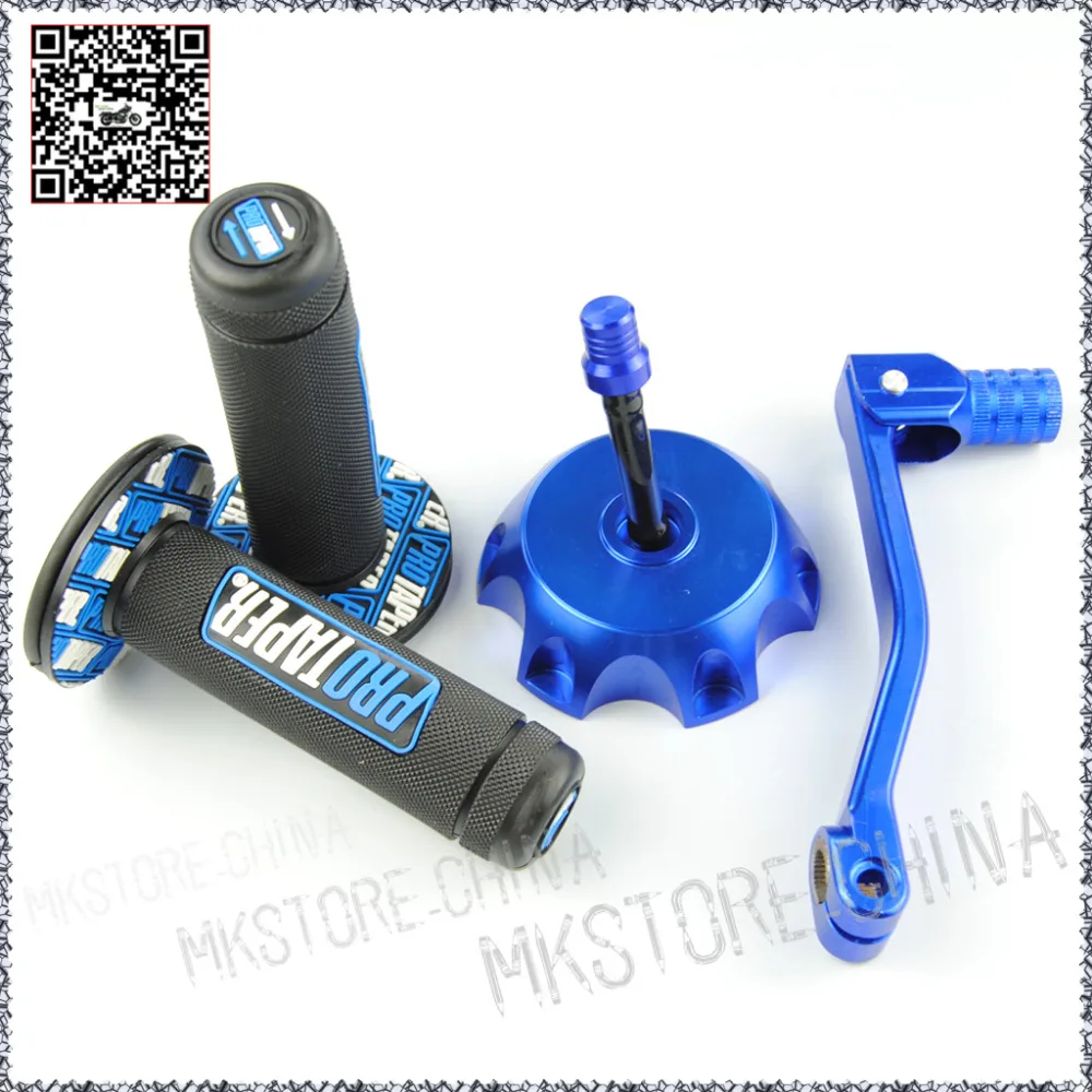 Полностью голубой для рычага переключения передач ЧПУ топливная газовая крышка