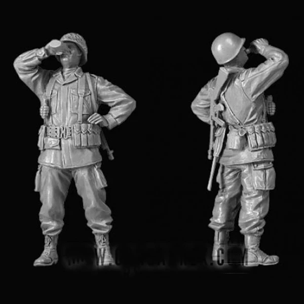 1/35 США парашютный солдат 82 деления набор из смолы GK без покрытия цвета | Игрушки и