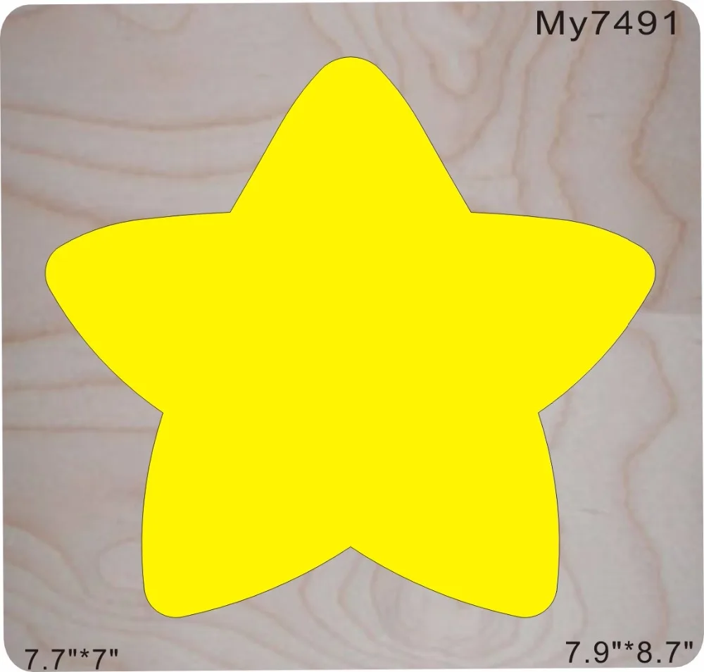 

Звездные деревянные формы, аксессуары для высечки, деревянные высечки, регола, Acciaio die Misura (MY)