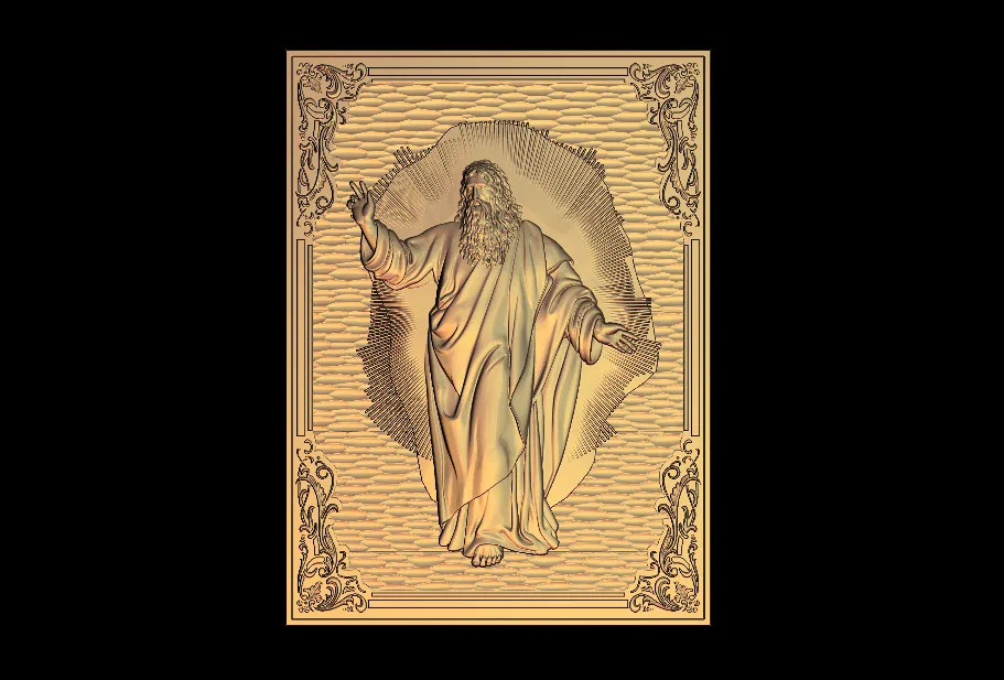 Рельефная модель фрезерного станка с ЧПУ формат STL 3D artcam type 3 гравировка M190|engraving