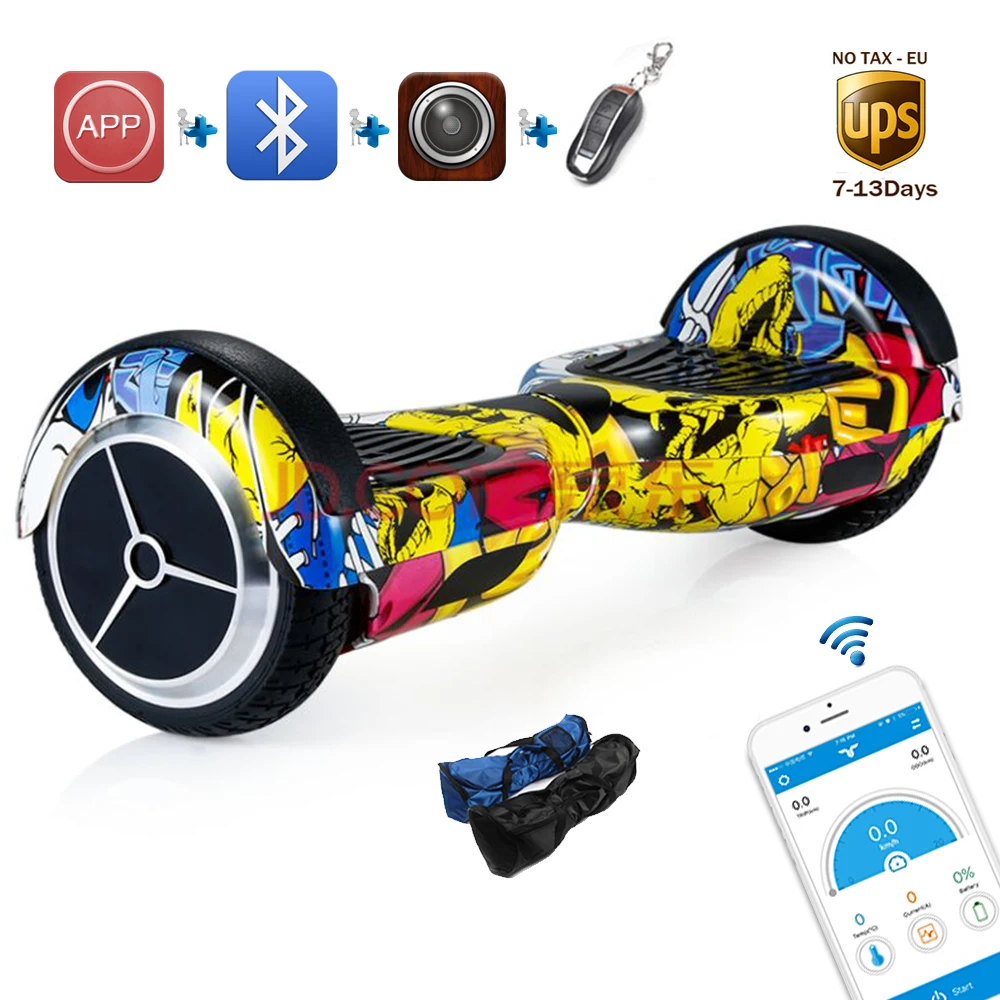 Приложение 6.5 дюймов ХОВЕРБОРДА стоя Drift giroskuter Hover доска smart за бортом 2 колеса