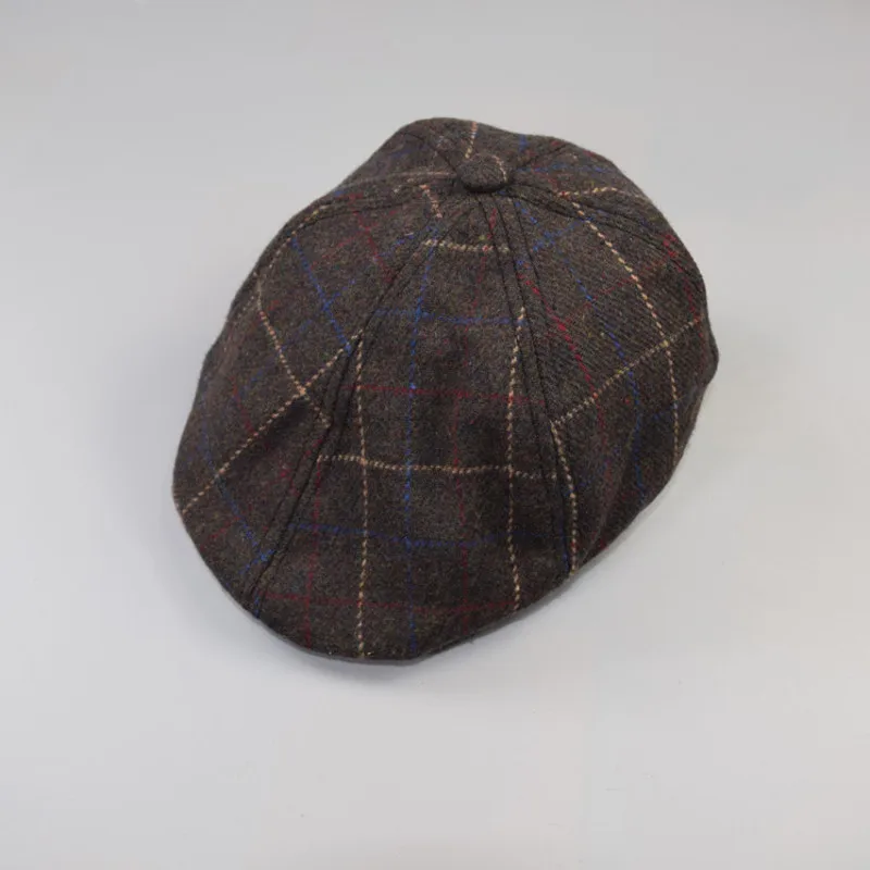 Toddler Baby Beret Hat for Kids Boys Girls Infant Winter Plaid Ivy Flat Cap Flatcap | Детская одежда и обувь