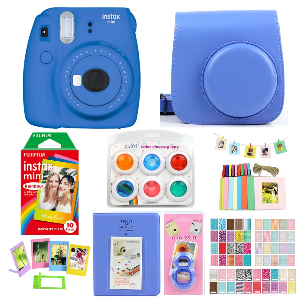 Fujifilm Instax Mini 9 мгновенная печать камеры с пленкой фото бумага камера защитный