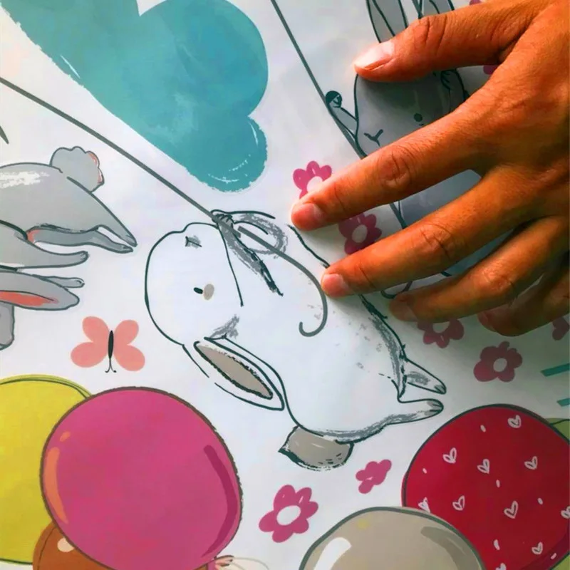 Разноцветные шары милый кролик Комбинации Детская комната шкаф детский сад