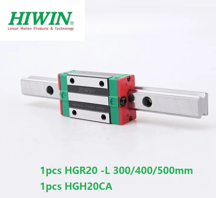 1 шт. оригинальная направляющая Hiwin HGR20 L 300 мм 400 500 + блок HGH20CA или HGW20CA(HGW20CC)|Линейные