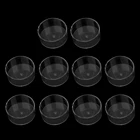 10x круглые контейнеры для восковой массы, свечи, чашки для чайных свечей, пластиковые формы для изготовления свечей