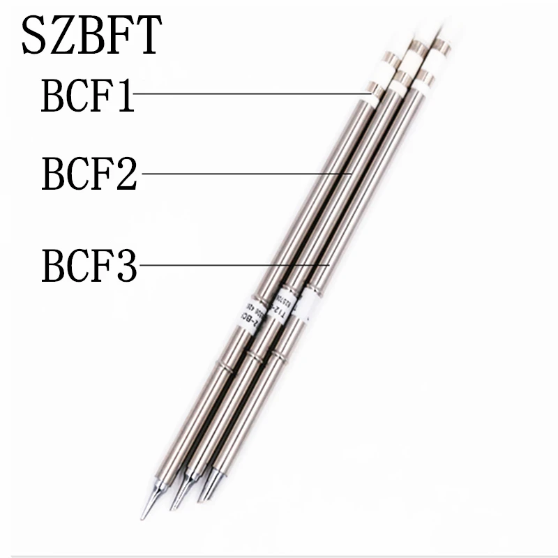 SZBFT привести жало паяльника без свинца t12 для hakko T12 BCF1 BCF2 BCF3 железные наконечники