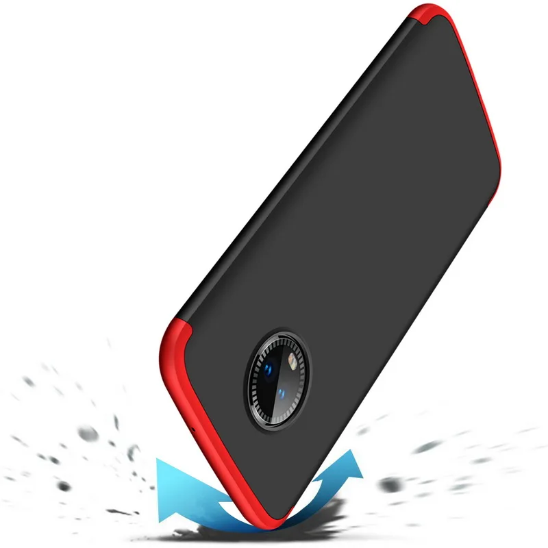 Роскошные 360 градусов Полная защита корпуса чехол для Motorola Moto G6 Гибридный чехол 3 в 1 Жесткий ПК Противоударный бронированный чехол для Moto G5S плюс