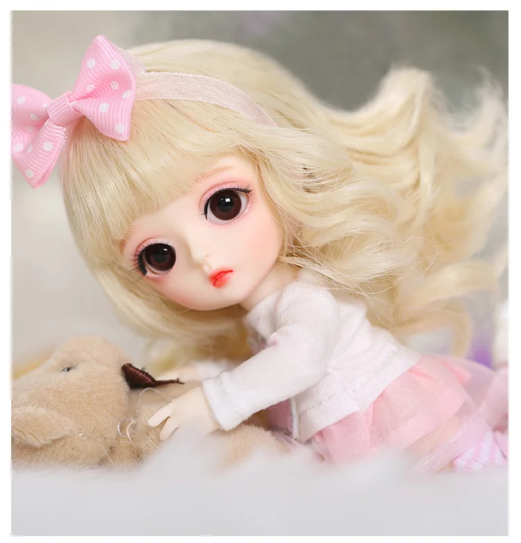 BJD/одежда; коллекция 1/8 года; модная юбка с бантом на застежке; милое платье для принцессы в стиле Linachouchou Miu YF8-184; Аксессуары для кукол