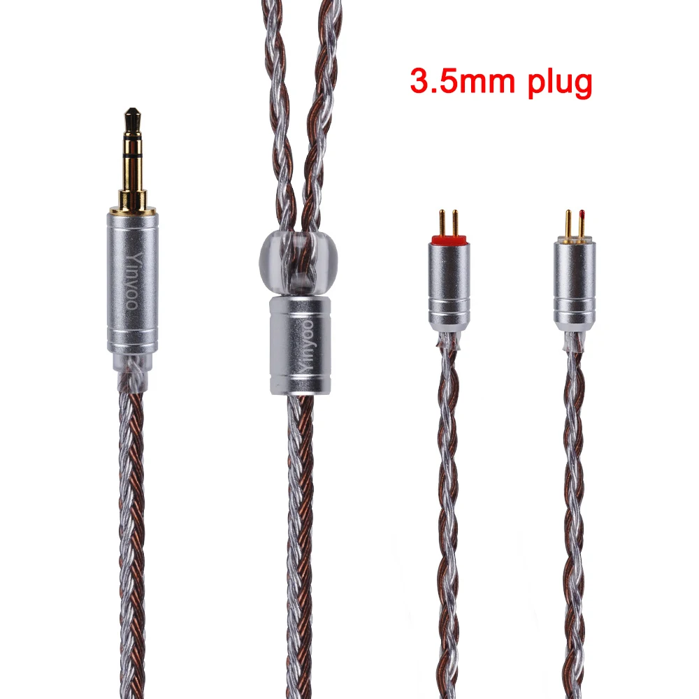 DIY 0,78 мм 2 контактный обновления кабель для Уэстон TFZ 1964 W4r Um3x для KZ ZS10 AS10 HQ12 наушники Серебряная пластина с микрофоном для IOS и Android