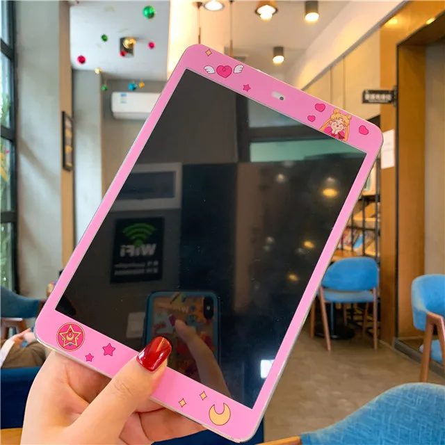 Закаленное стекло для Apple iPad Pro 9,7 дюймовый защитный экран для iPad Air Air2 Защитная пленка для стеклянной поверхности Милая Сейлор Мун
