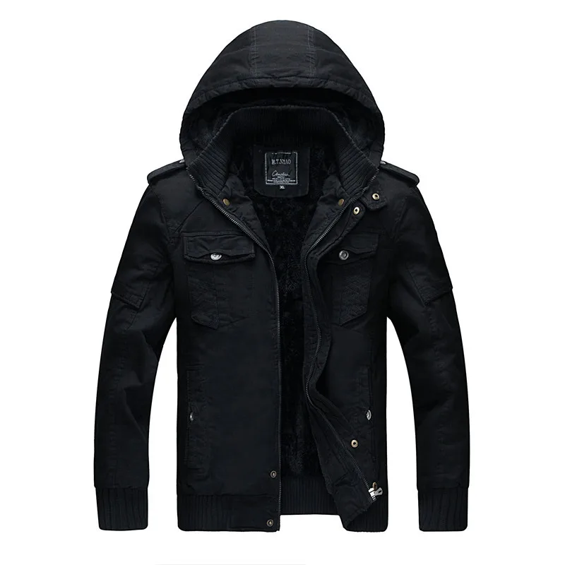 

New Army Clothes Windbreaker Military Field Jackets Mens Winter/Autumn Waterproof Flight Pilot hooded top Coat dropshipping hot