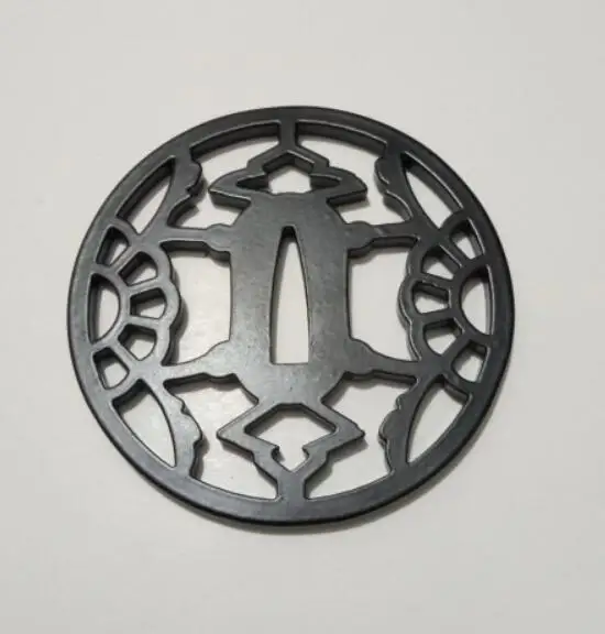 Новый железный защитный держатель Tsuba для японского бритвенного ножа аксессуар