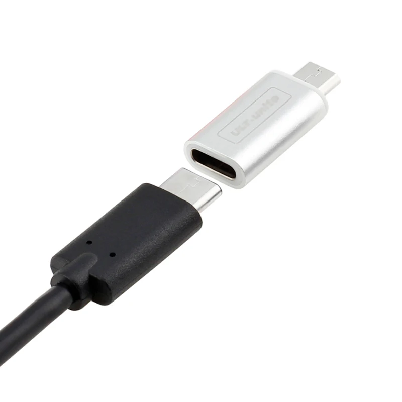 Переходник с USB 3 1 Type C мама на Micro B папа карта портом для зарядки и передачи данных