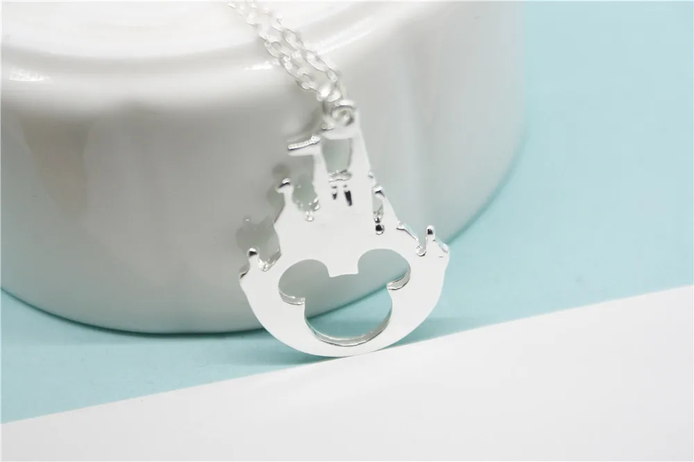 30 шт. сказочный замок колье с Микки мультфильм здание животные персонаж Мики мышь