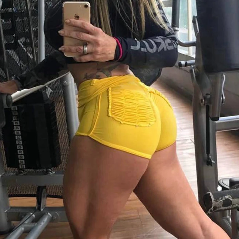 Черный Красный Желтый Высокий эластичный пояс пикантные деформации Bodycon Тощий