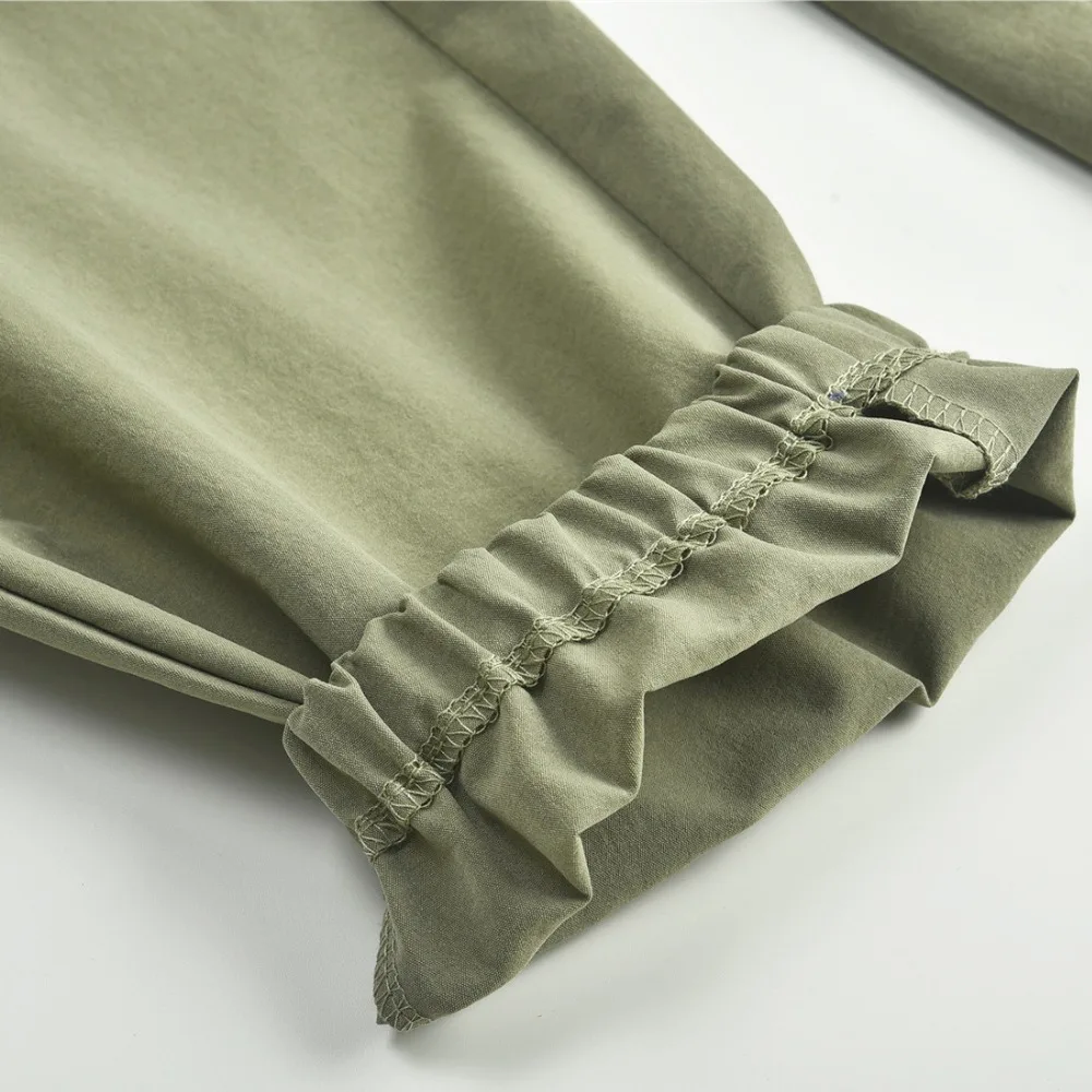 BornToGirl Casual Cargo Pants For Women Black Gray Navy Blue Green | Женская одежда