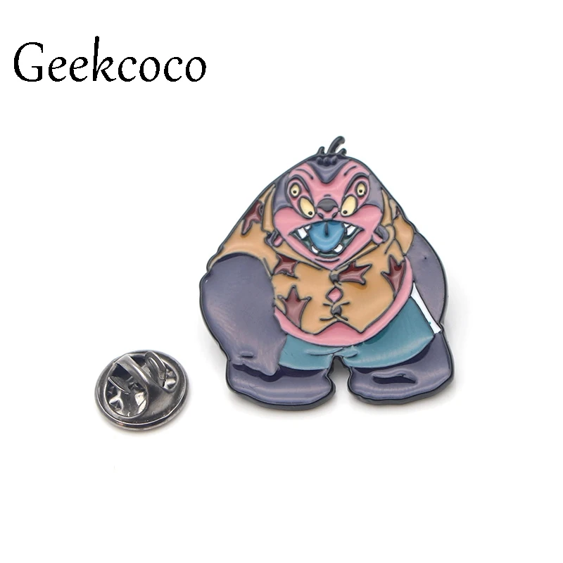 Stitch Lilo Jumba Jookiba цинковый сплав булавки для галстука значки para рубашка сумка Одежда Кепка рюкзак броши для обуви Значки украшения J0082