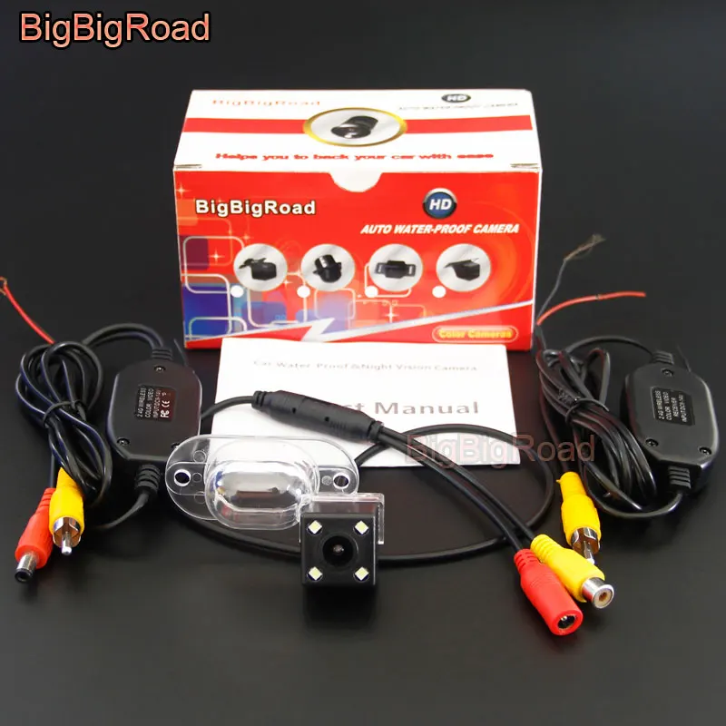 With Wireless BigBigRoad для Nissan Paladin NV200 Evalia Roniz Xterra Vanette X-Trail X Ttrail Classic T30 камера заднего вида для парковки CCD - Название цвета: With Wireless