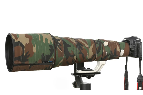 ROLANPRO камуфляжная одежда для объектива Nikkor Nikon AF S 500 мм f/4G ED VR (I и II) Защитная крышка