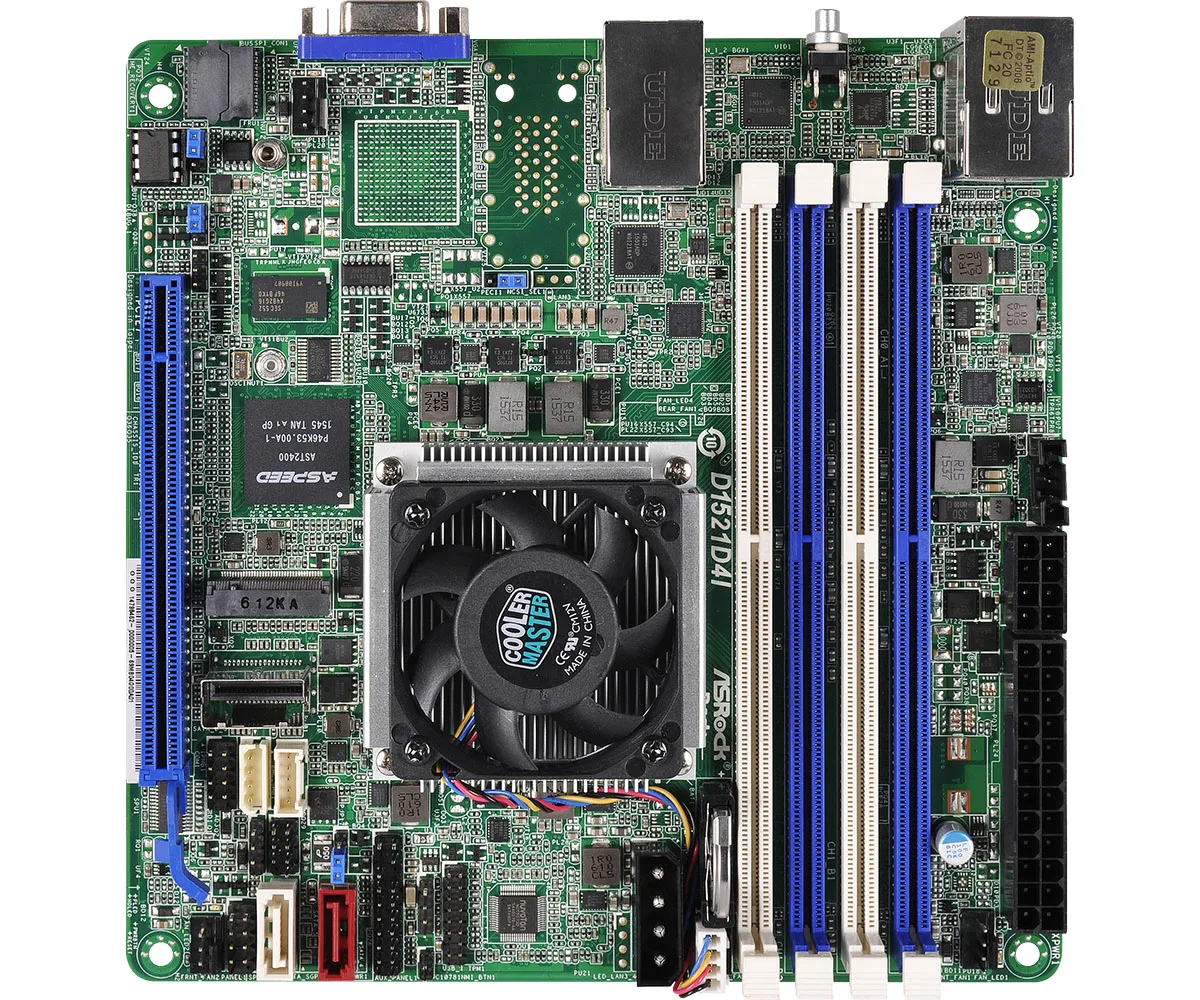 Рисунок 2 - D1521D4I включает в себя 4 ядра