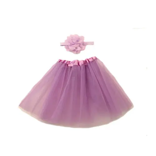 Милый комплект из 2 предметов для новорожденных девочек: кружевная юбка пачка +