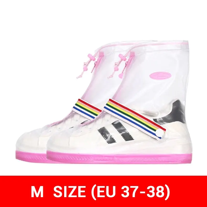 H-188-M-Pink Мотоциклетное покрытие на обувь от дождя мотоциклетные ботинки защитные колпачки водонепроницаемые велосипедные байкерские Нескользящие непромокаемые мотоботы многоразовые - Color: H-188-M-Pink