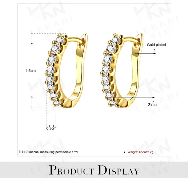 Новинка 2020 Модная бижутерия ювелирные изделия серьги 2 цветов с циркониевым