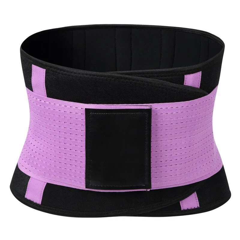 

Black Purple Hot Belt Belly Shaper Firm Tummy Control Women Neoprene Waist Trainer body shaper slimming Belt Campaign Waistband