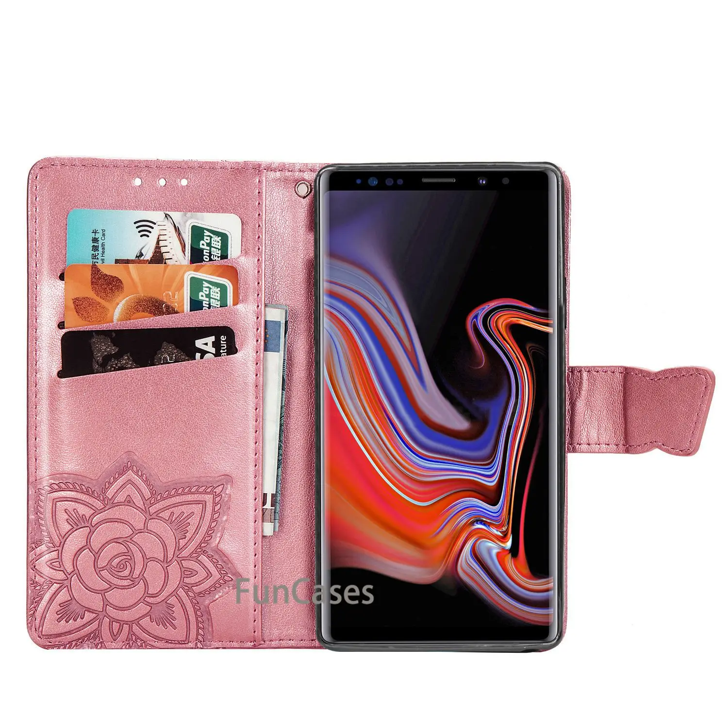 Note 9 чехол для samsung Galaxy Чехол Флип винтажные чехлы телефонов кожаный бумажник на