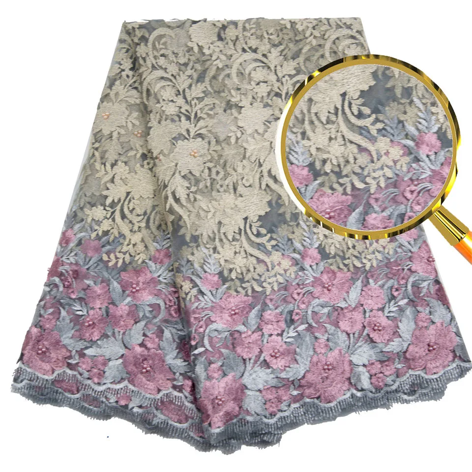 Нигерийская кружевная ткань новейший дизайн швейцарская вуаль шнурки высокое