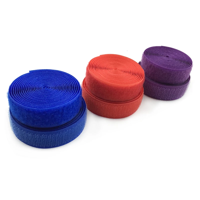 2cm*1M Polyester Nylon Hook and Loop Magic Tape NO Self Adhesive Fastener for Bags Garment DIY Sewing Accessories |