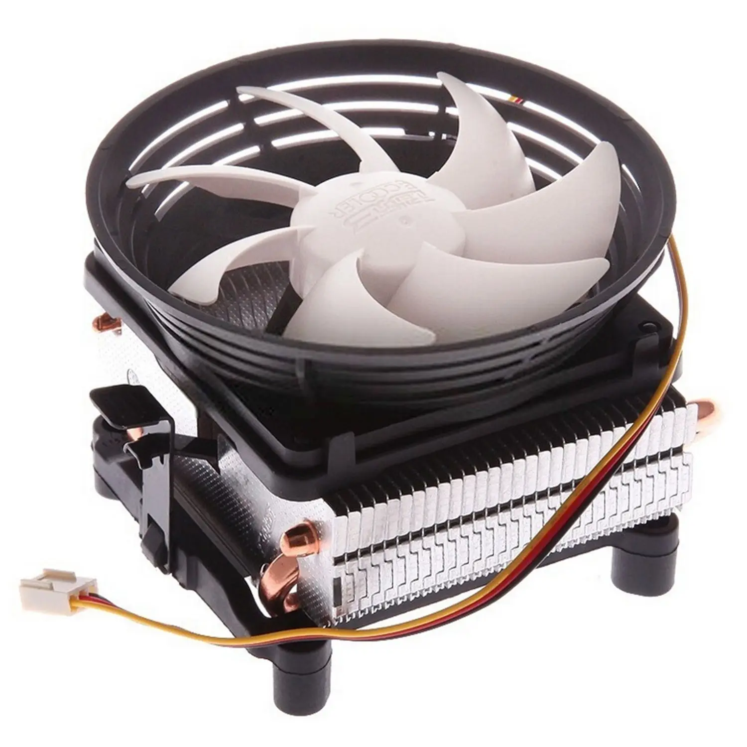 PCCOOLER Seven-spot Божья коровка V4 cpu Радиатор полная медь 2 тепловая труба для AMD/intel