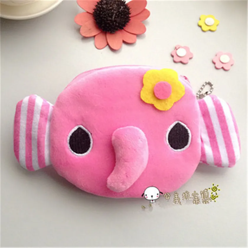 Мультяшные Кошельки для монет Дамский плюшевый Кошелек с когтями медведя