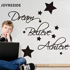 Звёздные мечты, цитаты, настенные Murla наклейки на стену, домашние детские комнаты, комнаты для учебы, виниловые художественные наклейки, дизайн M288