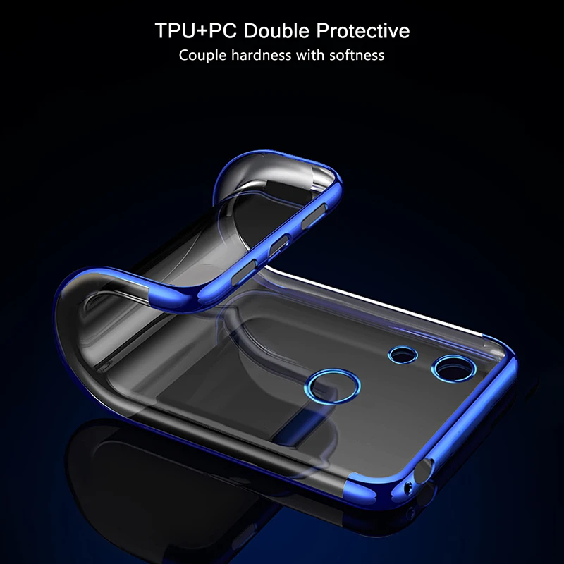 Чехол для Huawei Honor 8A прозрачный мягкий силиконовый тонкий чехол из ТПУ 8 8C