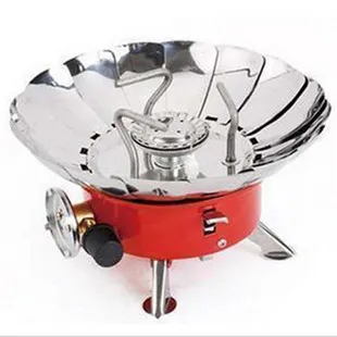 

Outdoor windproof lotus stove folding stove camping stoves