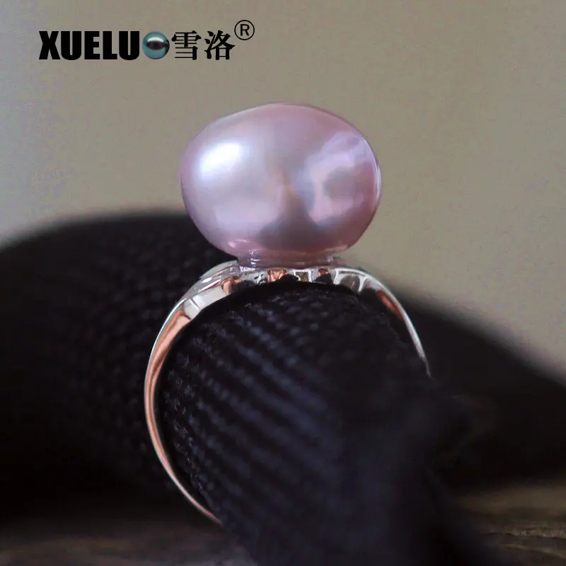 XUELUO Настоящее серебро 925 пробы модное кольцо большое искусственное в стиле