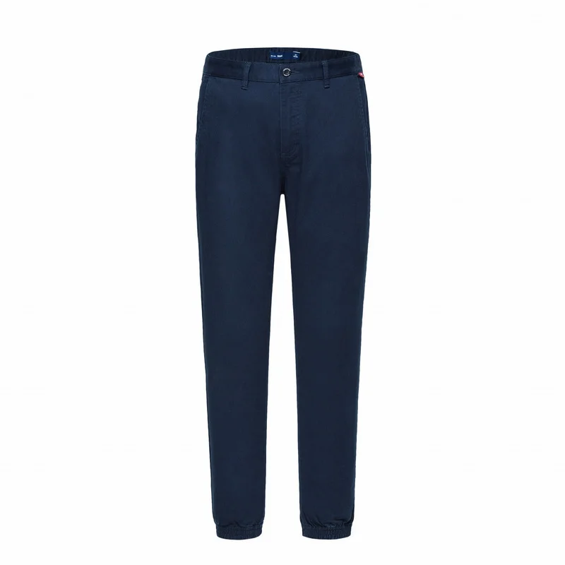 SEMIR мужские мягкие хлопковые брюки карго облегающие с эластичным подолом