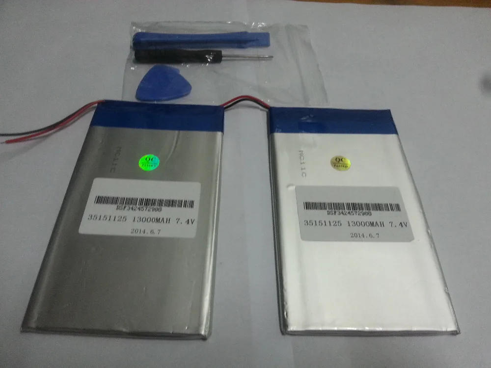 Comprimidos Baterias Faça Você Mesmo U30gt U30gt1 U30gt2 Duplo Quatro-núcleo Tablet pc Bateria 33161125 Tamanho: 3.5*151*125mm 7.4 v 13000 Mah