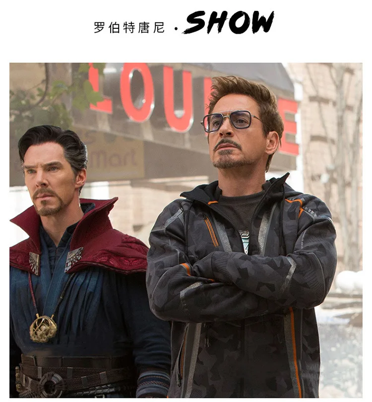 Мужские солнцезащитные очки tony stark, металлические, зеркальные, квадратные, Ретро стиль, Железный человек, солнцезащитные очки sonnenbrille herren lunette soleil homme