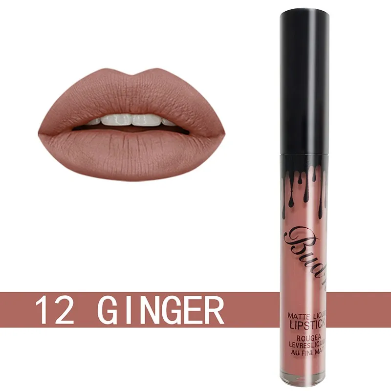 2019 Новый Цвета lipsgloss макияж Красота Водонепроницаемый блеск для губ матовая