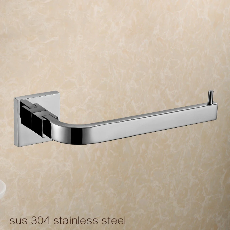 Аксессуары для ванной комнаты твердый латунный хромированный держатель