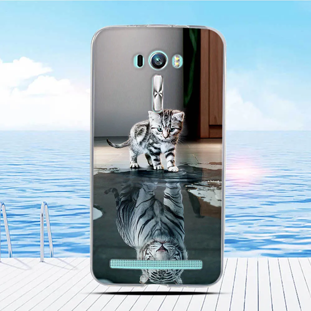 Для Asus ZenFone 2 Laser ZE550KL 5 &quot чехол с 3D рельефным рисунком задняя крышка из мягкого